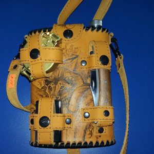 Фляга Металлическая Альбатрос С Ножом