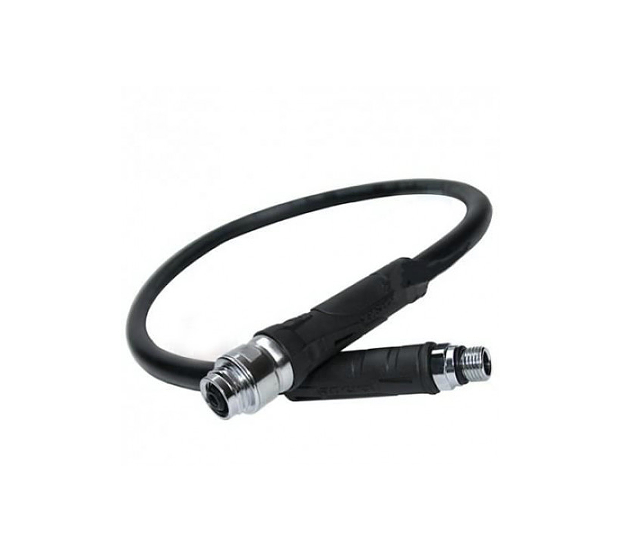 Шланг Среднего Давления 3/8" С Шарнирным Соединением (Черный)