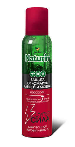 Аэрозоль Gardex Naturin Супер Сила От Комаров