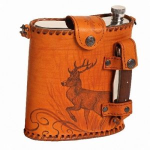 Фляга Металлическая Альбатрос С Ножом 0.5Л