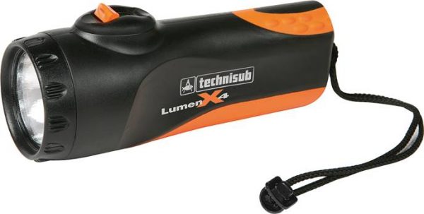 Фонарь Подводный Technisub Lumen X4 Orange