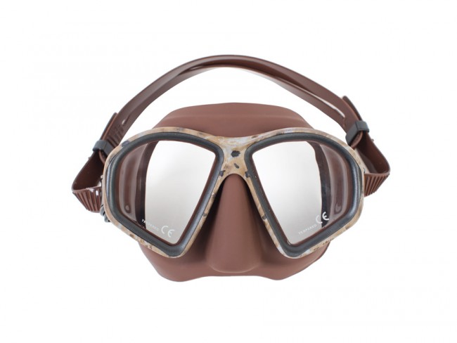 Маска Подводная Scorpena М Коричневая (Коричневый Силикон)