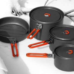 Набор Посуды Туристический Fire-Maple Feast 5 Из Анодированного Алюминия
