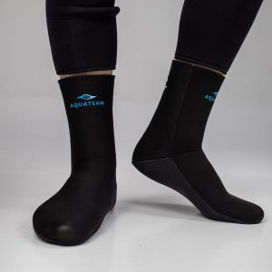 Носки Неопреновые Aquateam Нейлон/открытая Пора 10Mm