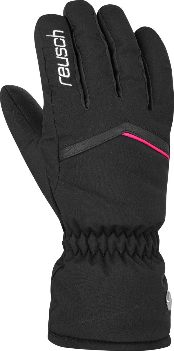 Перчатки Reusch Marisa Black/white/pink Glo