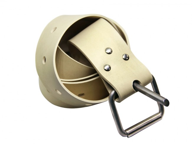 Ремень Латексный Светлый Scorpena E С Марсельской Пряжкой