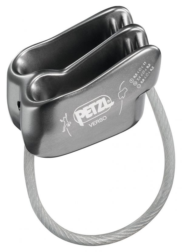 Страховочно-Спусковое Устройство Petzl Verso New Gray