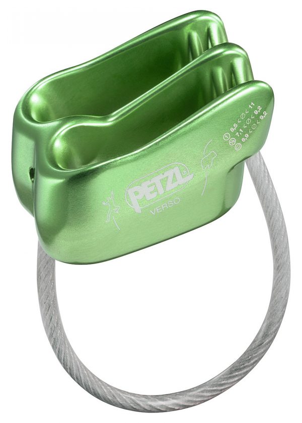 Страховочно-Спусковое Устройство Petzl Verso New Green