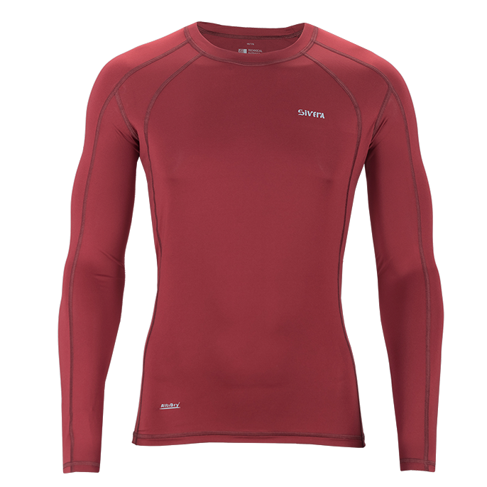 Термобелье Майка Сивера Годобль Д(М) С Длинными Рукавами Мужская Гранат