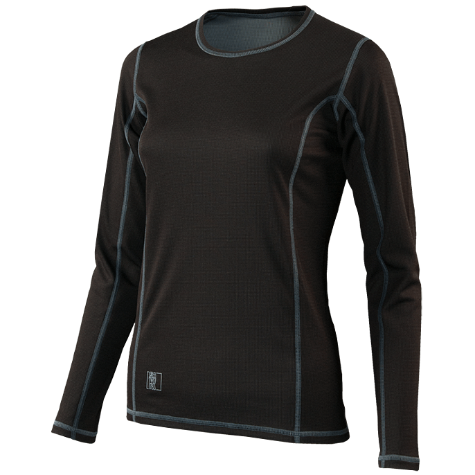 Термобелье Майка Сивера Комфорт 3.0 С Длинными Рукавами Женская Черная