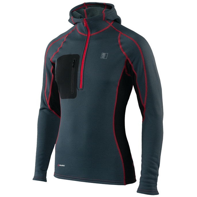 Термобелье Майка Сивера Сноуи Про С Капюшоном И Карманом Мужская Индиго/черная