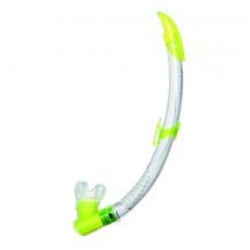 Трубка Для Дайвинга Technisub Airflex Lx С Клапаном Clear/yellow (Прозрачный Силикон)